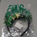 2026 Headband New Year Hair Accessories for Women Girls, Stars Hair Band Winter Christmas Non Slip Headbands Pack of 2