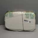 efluky Slim Laundry Basket with Lid, Narrow Laundry Hamper with Removable Bag, Skinny Dirty Clothes Basket with Bamboo Handles for Bathroom, Bedroom & Laundry Room, 75L Beige