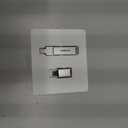 MFi Certified 128GB Photo Stick for iPhone Flash Drive,USB Memory Stick Thumb Drives High Speed USB Stick External Storage Compatible for iPhone/iPad/Android/PC (Silver)