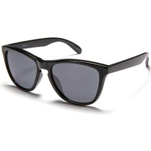 Retro Square Big Sunglasses for Women & Men Trendy Oversized Classic Shades with UV400 Protection Unisex Frame (Black)