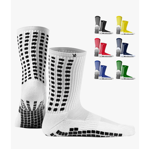 Lux Dual Grip Socks - Soccer Grip Socks for Men and Women. GripArray Performance & Comfort Small