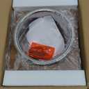 Elevated Dog Bowls for Large Dogs, Raised Dog Bowl Stand with Two X-Large Stainless Steel Bowls for Dogs, 3.5L Capacity, Rustic Walnut