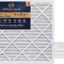 ORAKAA 16x25x1 Inches Air Filter MERV 8, AC Furnace Air Filter Replacement, Pleated HVAC Filters for Home, Dust Pollen Lint Dander, Premium Quality - 4 Pack