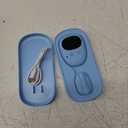 Bed Wetting Alarm for Boys and Girls - Wireless Pee Alarm with Magnetic Sensor, Sound Mode, and Strong Vibration for Kids, Adults, Elderly Blue