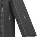 Acer Docking Station, 11-in-1 Laptop Docking Station 4K@60Hz for 3 Monitors with 2x DisplayPort+HDMI, Ethernet, 5Gbps Data, Audio, 135W Power, USBC Dock Compatible with Acer, Dell, MacBook Air/Pro, HP