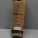 Wood Bed Furniture Risers Blocks - 3 inch Set of 4 Bed Risers, Heavy Duty Solid Wood Round Risers, Sofa Riser with Non-Slip Pad, Create Storage Space and Easy Cleaning for The Sweeper