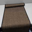 Artoid Mode Washable Non Skid Kitchen Rugs and Mats Doormat, Absorbent Door Mat Rugs for Kitchen Floor Front of Sink Hallway Black 17x47 Inch