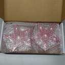 Jutom 4 Pieces Star Night Lights LED Plastic Star Shaped Sign Lighted Marquee Desk Lamp for Gift Red