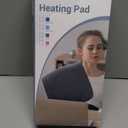 Comfytemp Heating Pad for Back Pain Relief - Electric Heating Pad for Period Cramps, Moist/Dry Heat, Birthday Gifts for Mom, 3 Heat Settings, 2H Auto Off, Machine Washable (12" x24", Pink)