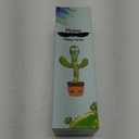Pbooo Mimicking Cactus Toy for Babies, Ing Talking 15 Second Voice Recorder Toy, Led Tummy Time Musical Toys, Singing Cactus Birthday Gift