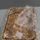 Small Wicker Baskets for Organizing 2 Pack, Hand Woven Baskets for Storage, Towels and Toilet Paper Organization, Woven Gift Basket,Countertop Baskets Set for Organizing