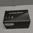 12 in 1 Air Quality Monitor Indoor, Portable CO2 Detector for CO2, Temperature (°F), Humidity, VOC, PM2.5, PM1.0, PM10 & Time Display, 【Dual Chip & High Accuracy】 Air Quality Tester for Home