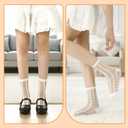 Sheer Socks for Women See Through Transparent Socks