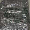 Seavish Black Kitchen Rug, Small Bathroom Rugs, 2'x3' Black and White Striped Rug Throw Rugs Washable Boho Porch Decor Indoor Outdoor Welcome Door Mat for Entryway Front Porch