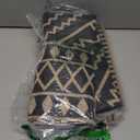 Lahome Moroccan Easy Jute Carpet, 3x5 Indoor Outdoor Entryway Patio Rug 3x5 Farmhouse Black Washable Living Room Rug, Non Slip Indoor Outdoor Carpet for Patio Courtyard Deck