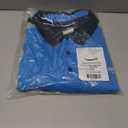 LULY YANG DSP Men's Active Polo - Long Sleeve (Blue, 5X )