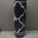 Buganda Long Indoor Door Mat, Dirt-Resistant and Absorbent Doormat, Anti-Slip, Low Profile Floor Mats for Inside Entryway, Front, and Back Door Entrance (59x23 Inches, Navy Blue)