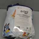 Jay Franco Bluey & Bingo 4 Piece Toddler Size Bed Set  Super Soft Microfiber Bed Set Includes Size Comforter & Sheet Set (Official Bluey Products)