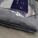 Queen Size 4 Piece Sheet Set - Comfy Breathable & Cooling Sheets - Hotel Luxury Bed Sheets for Women & Men - Deep Pockets, Easy-Fit, Soft & Wrinkle Free Sheets - Heathered Blue Oeko-Tex Bed Sheet Set