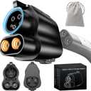 Tesla to CCS Adapter (Max 500A 1000V) Fast Charging Supercharge Up to 150 Miles in Just 15 Min, NACS to CCS Adapter for Ford, GM, Volvo etc. EVs, Compatible Tesla Charger & Tesla Supercharger Stations