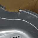 Natures Miracle Hooded Flip Top Litter Box for Cats, With Built-In Odor Control Charcoal Filter (Silver/Grey)