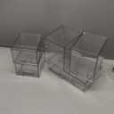 Baby Bottle Organizer for Countertop with Dust Protection, 5Pack Stackable Baby Organizers and Storage for Bottles, Clear Acrylic Container with Drawer for Kitchen, Cabinet, Vanity, Bathroom, Pantry