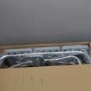 Drive Medical 12011KD-1 Tub Transfer Bench For Bathtub, Height Adjustable Shower Bench with Backrest, Shower Shower Chair Bath Seat for Elderly, Seniors, Arm Support for Transfer, 400 Weight Cap