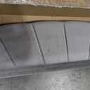 Ball & Cast Twin Daybed with Storage Drawers, Velvet Upholstered Day Bed Frame with Curved Backest and Armrests, Wood Slat Support, No Box Spring Needed, Gray