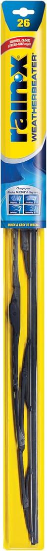 Rain-X RX30226 WeatherBeater Wiper Blades, 26" Windshield Wipers (Pack Of 1), Automotive Replacement Windshield Wiper Blades That Meet Or Exceed OEM Quality And Durability Standards