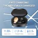 CIS Hearing Aids, Miniature Hearing Amplifiers for Adults with Noise Cancelling, Rechargeable Hearing Aids for Seniors with Crystal Clear Sound, and LED Power Display