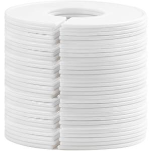 30pcs Closet Dividers Baby Clothes Organizers - Girl Boy Closet Organizers Clothes Dividers Closet Labels Closet Separators Garment Organizer Boutique Clothing Rack Dividers Hanger Dividers Hanger (White)