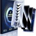 OneFish for iPhone 14 Pro 6.1 inch Tempered Glass Screen Protector Full Edge Coverage,Privacy Auto Dust-Elimination Easy Installation Screen Protector [2 Pack]