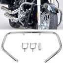 Worldmotop Highway Crash Bar Engine Guard Compatible with Kawasaki Vulcan VN900 Classic 2006-2023 & VN 900 Classic LT 2006-2022 (Chrome)