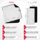 1-Piece Windshield Sunshade Foldable Car Front Window Sun Shade for Most Cars SUV Truck - Best Heat Shield Auto Reflector Cover - Blocks Max UV Rays & Keeps Your Vehicle Cool - Medium Fit