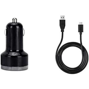 USB-C 5V Car Charger Replacement for Garmin Dezl OTR610 A04157 OTR710 A04158 dzlCam LGV610 LGV710 DriveSmart 66 76 86 RV Cam 795 GPS Truck Navigator 5VDC 3A Power Supply Cord Cable PSU