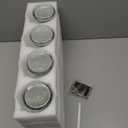 NETANY Set of 4 Glass Carafe with Lid, 1 Liter Beverage Serveware Carafe, Clear Glass Pitcher for Mimosa Bar, Brunch, Cold Water, Juice, Milk, Iced Tea, Lemonade