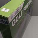 Crestgolf Mat Game Set Green Mat, Putting with 2 Adjustable Putters, 6 Golf Balls,12 Golf Hole Covers for Indoor&Outdoor Short Game Office Party Backyard Use