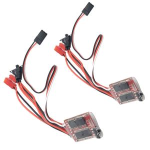 FainWan 2PCS RC-30A Brushed ESC Electronic Speed Controller w/Brake for RC Car Boat Tank