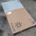 Zinus Shalini Upholstered Platform Bed Frame, Mattress Foundation, Wood Slat Support, No Box Spring Needed, Easy Assembly, Dark Grey, Queen