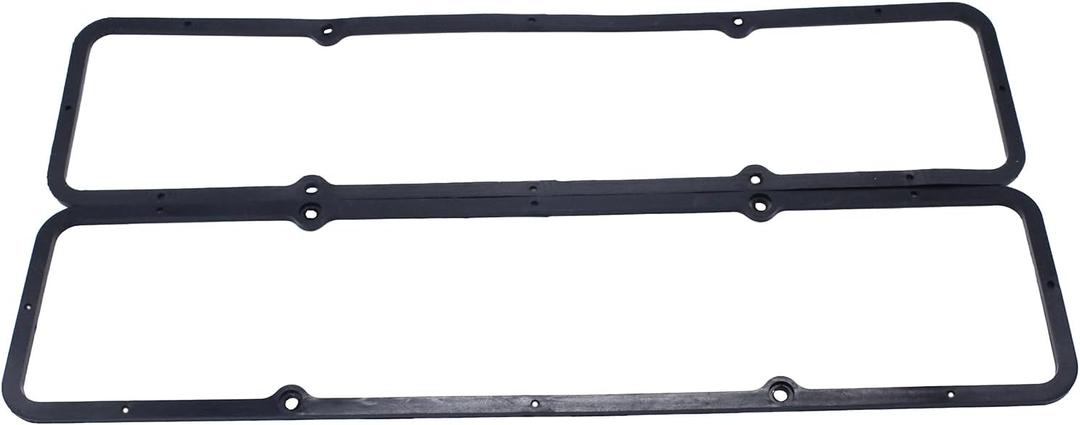 Black Valve Cover Rubber Steel Core Gasket Fits For SBC Small Block Chevy 283 305 327 350