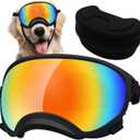 Pacify Dog Goggles for Large Dogs, UV Protection Dog Sunglasses with Adjustable Strap for Large Dog Pet Glasses