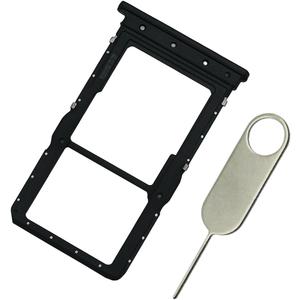 XT2513 Single Sim Card Tray SD Slot Holder Replacement for Motorola Moto G 2025 (Forest Gray) with Stainless Steel Eject Pin Tool