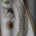 36 Inch Glod Wagon Wheel Chandelier with 36 Lights Crystal Shade, Modern Farmhouse Round High Ceilings Pendant Light Fixture for Living/Dining Room, Kitchen, Bedroom, Foyer