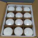 Candle Charisma White Pillar Candles Bulk Pack of 12  (3x3 Inch) Long-Lasting 50-Hour Burn, Dripless & Smokeless  Perfect for Hassle-Free Decor at Weddings, Fall Table Centerpieces & Special Events