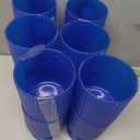 12 x Plastic Wine Goblets Blue