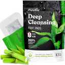 Nuubu Deep Cleansing Foot Pads - Natural Herbal Patches for Foot Care, Premium Japanese Organic Natural Ingredients - Bamboo Vinegar & Tourmaline (Pack of 1 | 10 Pc)