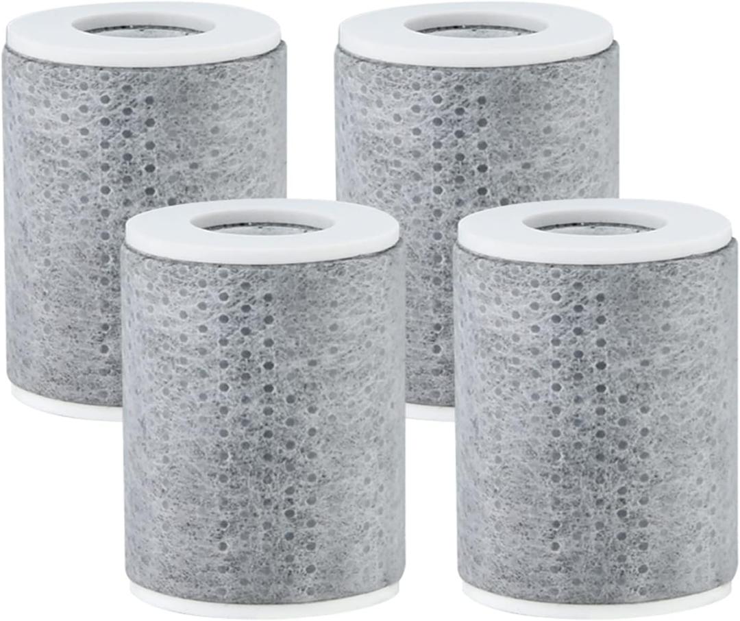 CECEFIN Carbon-Fiber Faucet Extender Aerator-Water-Filter - 3pcs 1um Micro-Porous Chlorine Purifier, High Density Sediment Filtration, 1(D)*1.47(H) Filtered Cartridge for CECEFIN Swivel Aerator