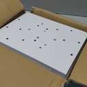 Shine LUEST Modern Ceiling Light, 39.4'' Dimmable LED White Flush Mount Ceiling Lights with Remote Acrylic Round Ceiling Lamp Fixture for Low Ceiling Bedroom Living Room Dining Room, 100W