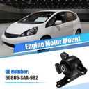 X AUTOHAUX Engine Motor Mount 50805-SAA-982 for Honda Fit 2007-2008 Transmission Mount 1 Pcs