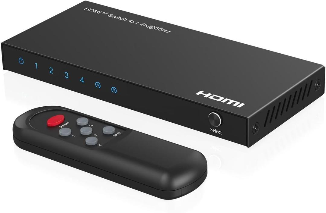 4K @ 60Hz HDMI Switch 4x1, HDCP Brand